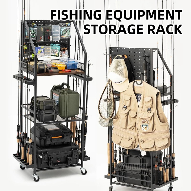 Fishing Rod Combo - Support de rangement authentique pour cannes