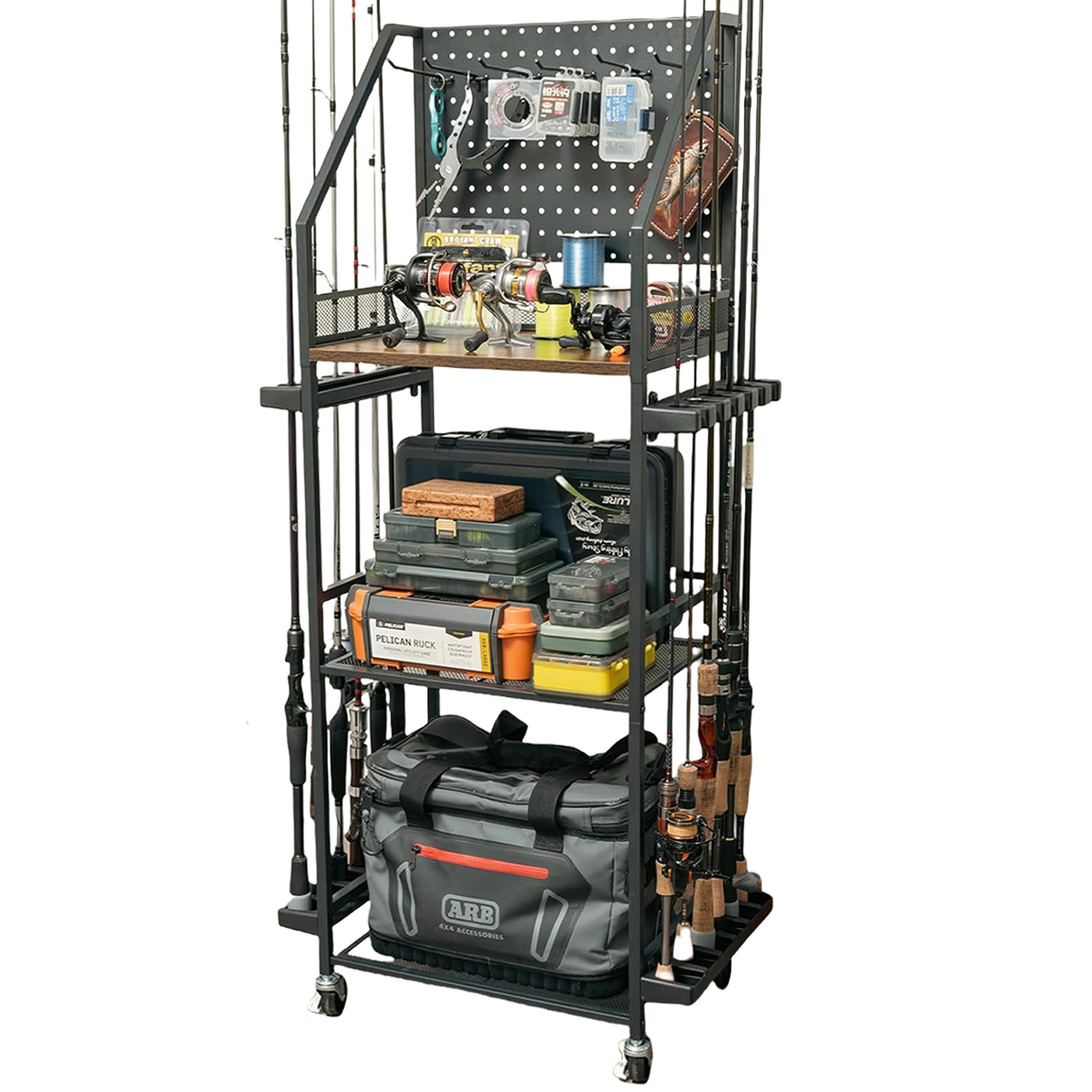 Fishing Rod Case - Supports de cannes à pêche multifonctionnels