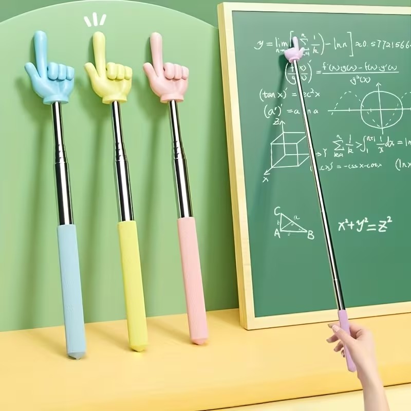 Fishing Rod Telescopic - Pointeur d'enseignement en acier inoxydable de
