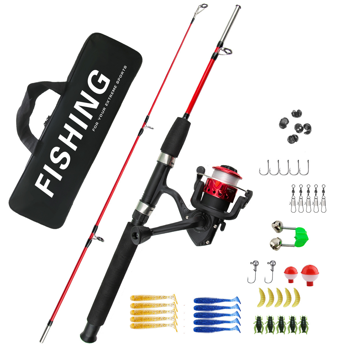 Canne à pêche sur glace en 2 s - Fishing Rod Ice avis et prix