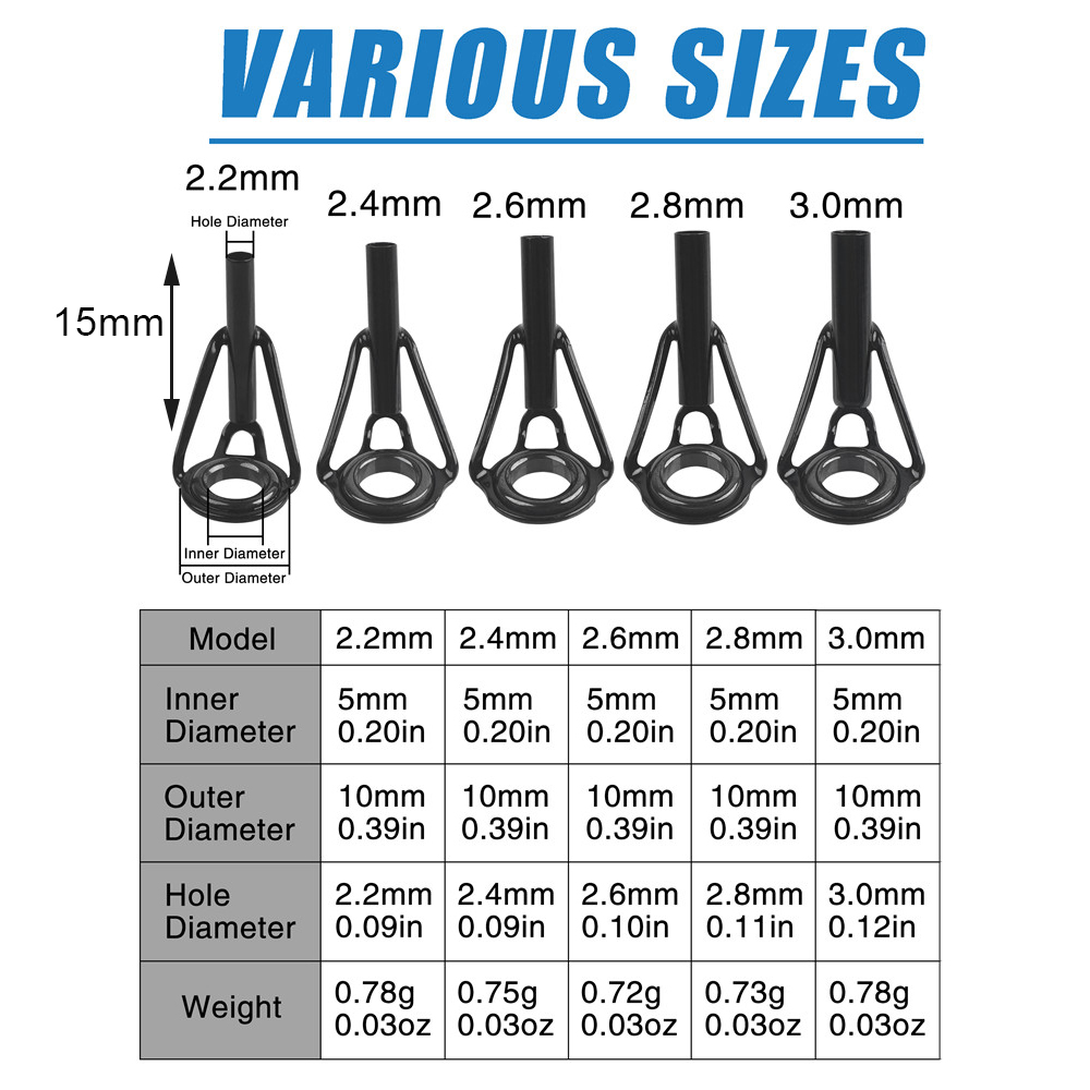 Guides de canne à pêche, Kit d - Fishing Rod Tip Replacement avis et prix