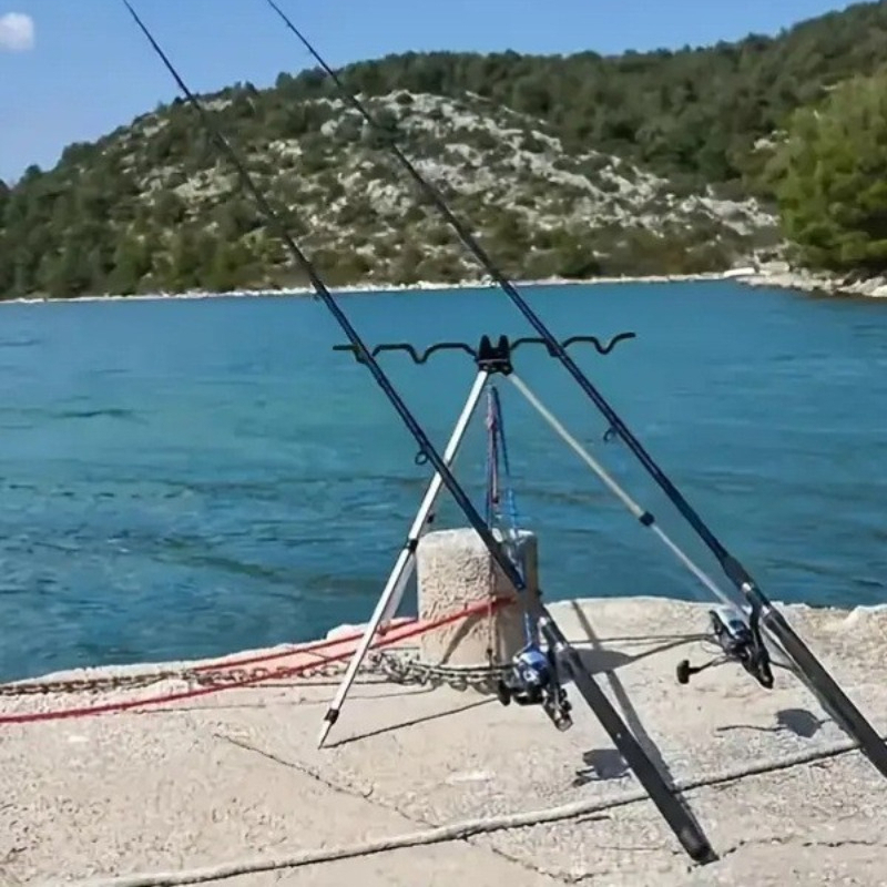 1 ENSEMBLE Support de canne à  - Fishing Rod Telescopic avis et prix