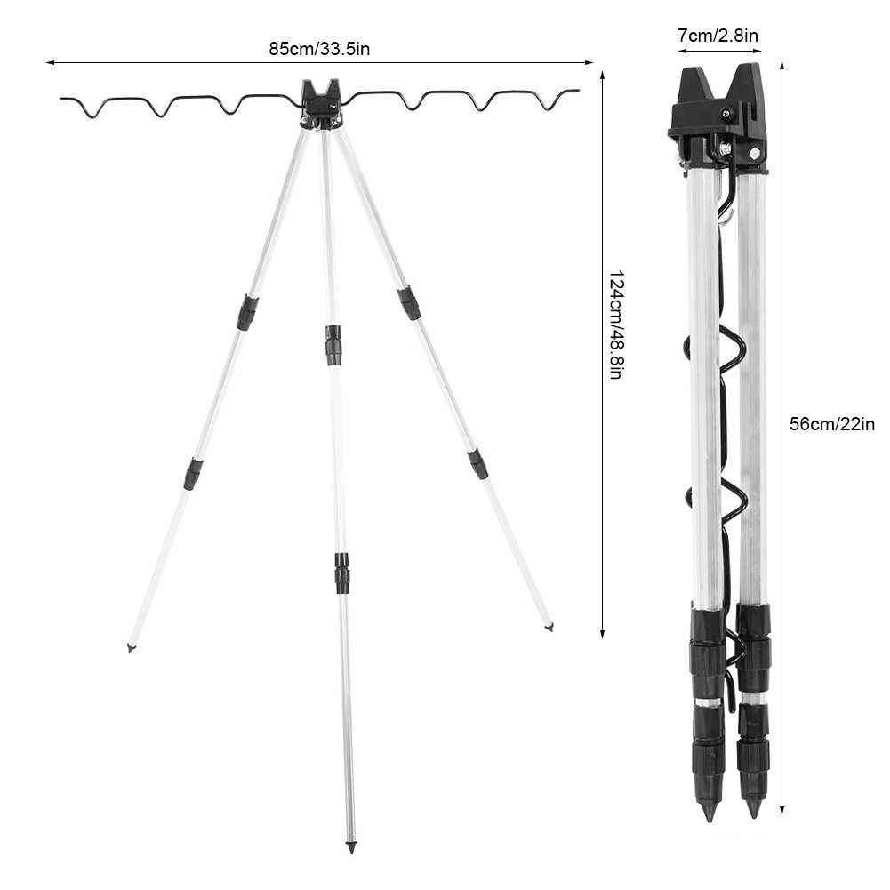 Trépied pour canne à pêche, Su - Fishing Rod Casting avis et prix