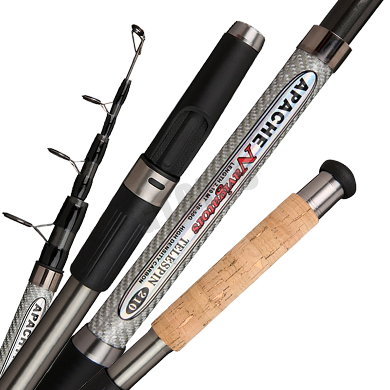 Canne à pêche télescopique en  - Fishing Rod Surf avis et prix