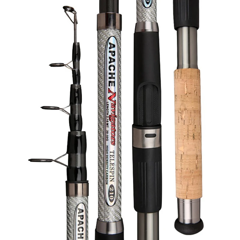 Canne à pêche télescopique en  - Fishing Rod Surf avis et prix
