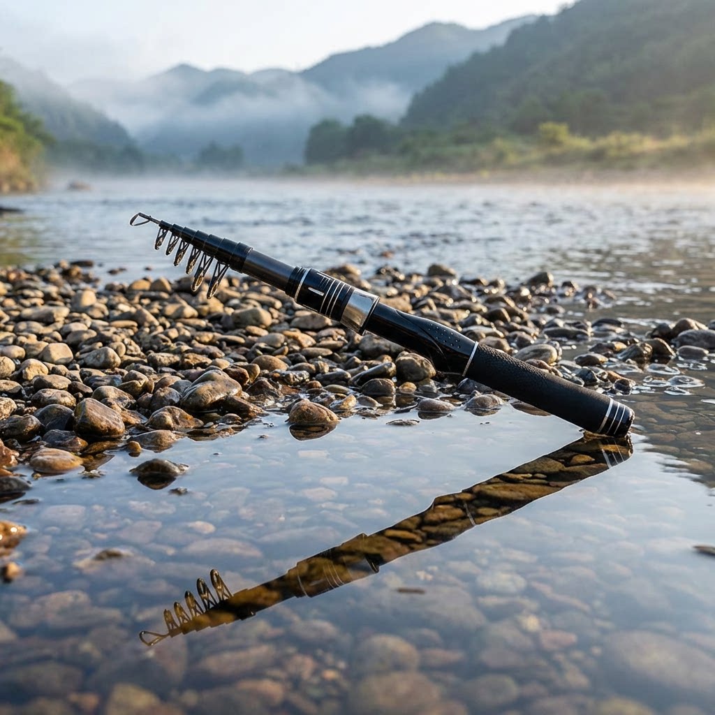 Canne à pêche télescopique ult - Fishing Rod Telescopic avis et prix