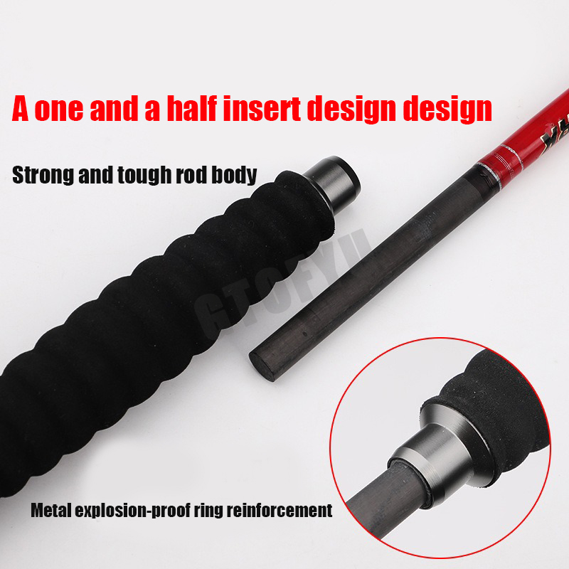 Canne à pêche en fibre de carb - Fishing Rod Surf avis et prix