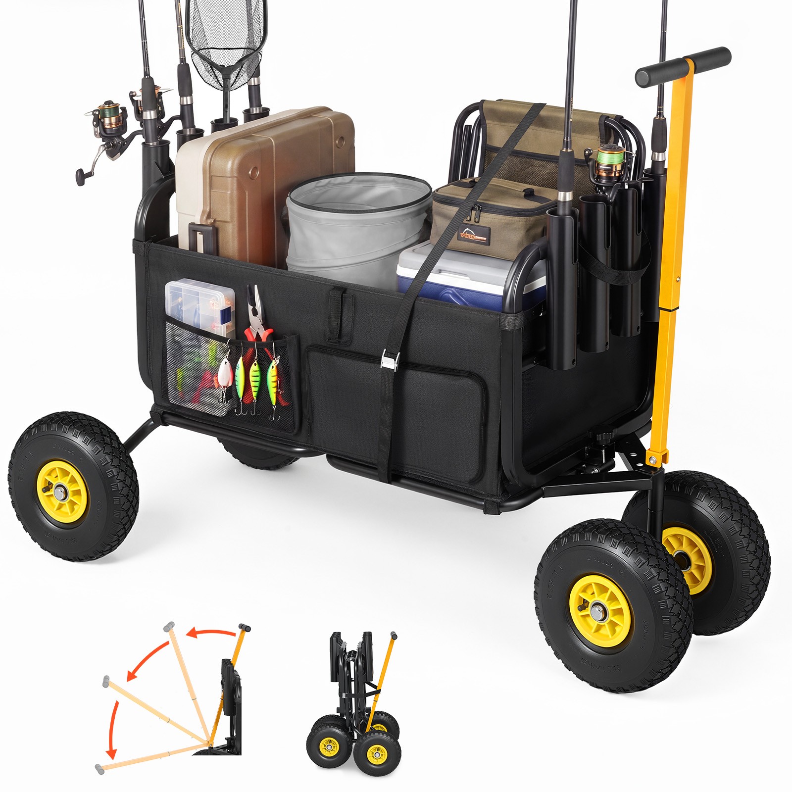 Chariot de pêche pliable Uimos - Fishing Rod Holder avis et prix