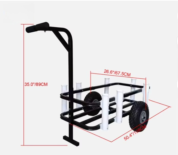 Chariot pliable de plage et de - Fishing Rod Boat avis et prix