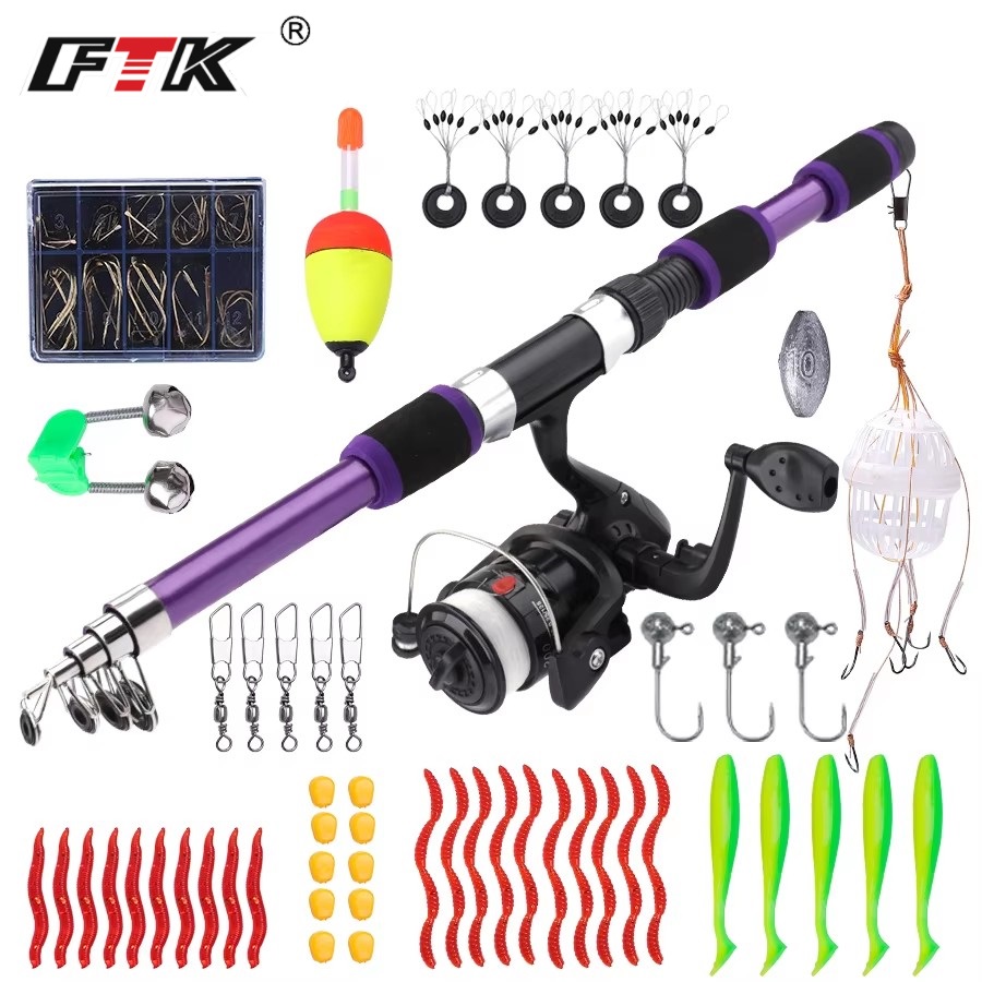 FTK 1.8M Portable filature can - Fishing Rod Carbon Fiber avis et prix